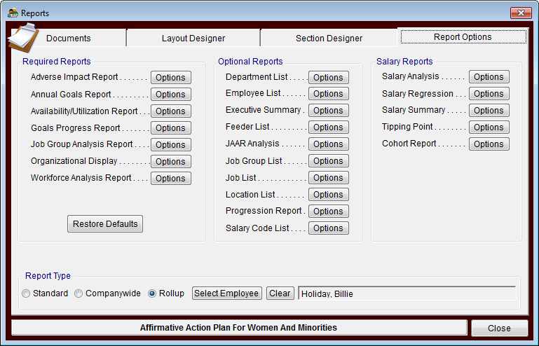 Report Options - Rollup Selected.png