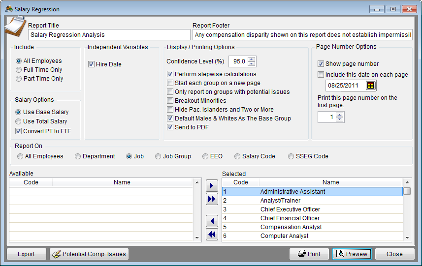 Salary Regression Print Options Screen.png